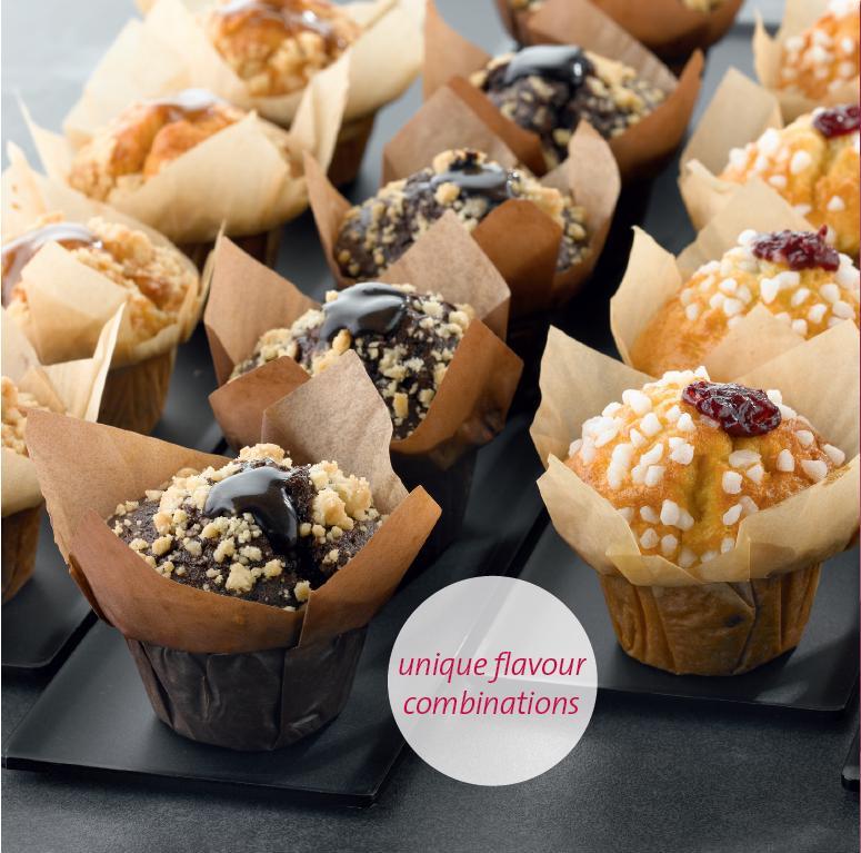 41587-89 - MUFFIN TRIO CIOC+VANILIE CARAMEL