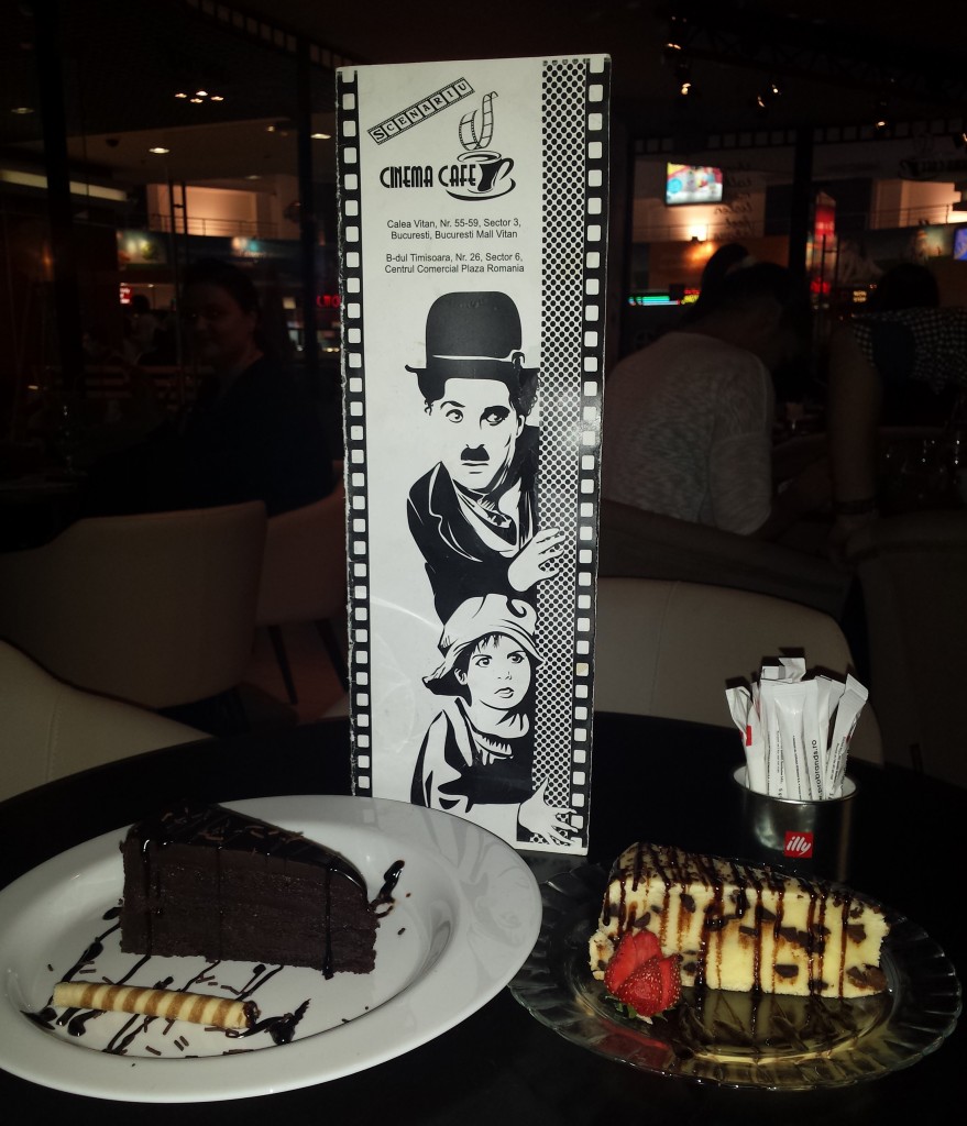 CHOCOLATE FONDANT CAKE & CHOCOLATE CHIP CHEESECAKE Cinema Cafe 2