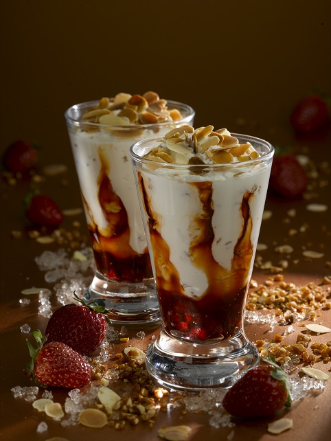 Cupa lapte, capsuni si caramel 100g